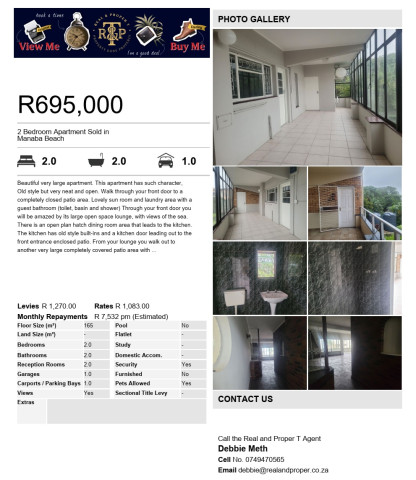  1 Chelston Place Queen, Manana Beach, Margate 